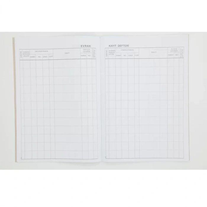 DİLMAN EVRAK KAYIT DEFTERİ 240YP.
