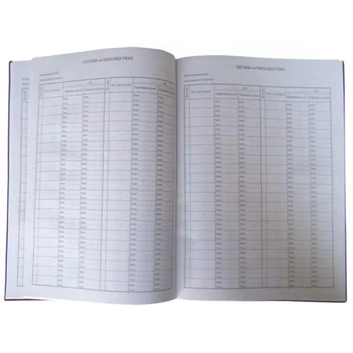 Dilman İmza Devam Defteri Karton Kapak 40 Yp.