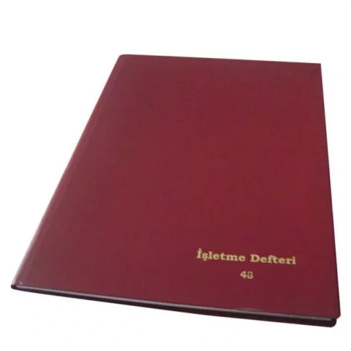 Dilman İşletme Gelir Gider Defteri Karton Kapak 48 Yp