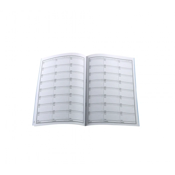 DİLMAN KURS DEFTERİ PLASTİK KAPAK 20X28