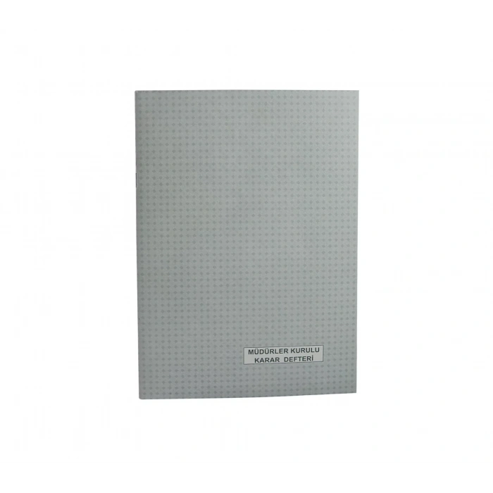 Dilman Numaralı Müdürler Kurulu Karar Defteri 40 Yp