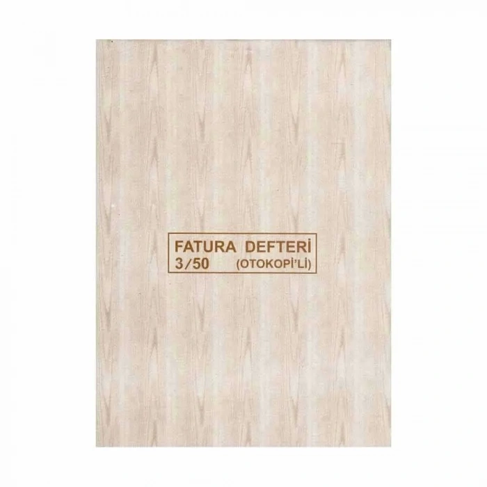 Dilman Otokopili Fatura Defteri 3-50 3 Nüsha