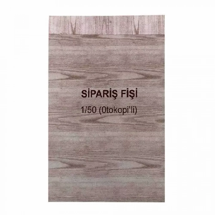Dilman Otokopili Sipariş Fişi 1-50