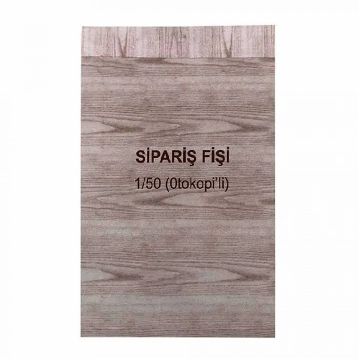 Dilman Otokopili Sipariş Fişi 1-50