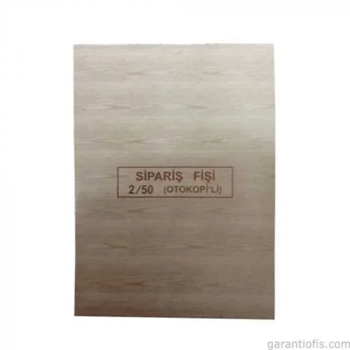 Dilman Otokopili Sipariş Fişi (2/50 - 3 Nüsha)