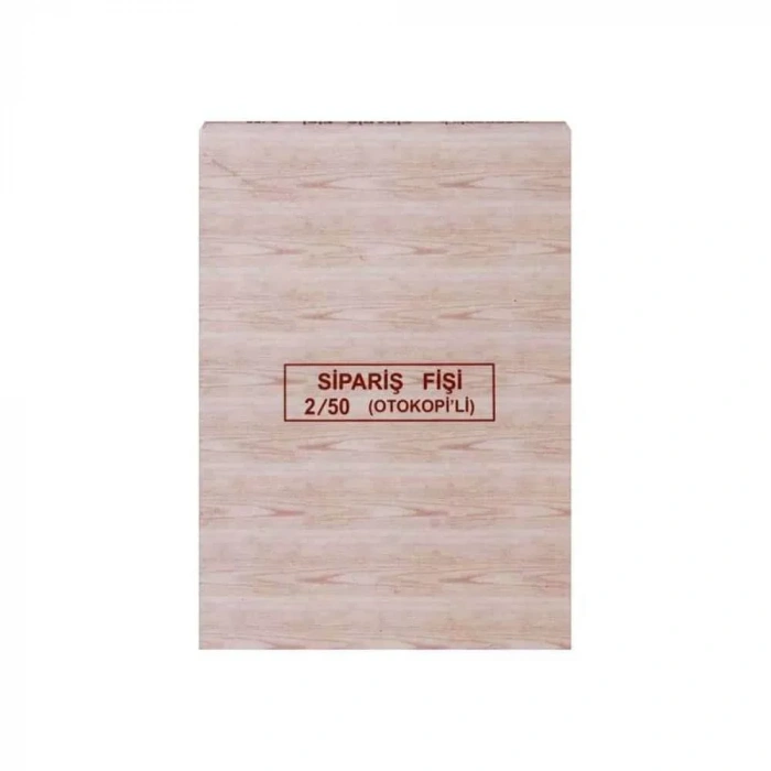 Dilman Otokopili Sipariş Fişi 2-50 3 Nüsha
