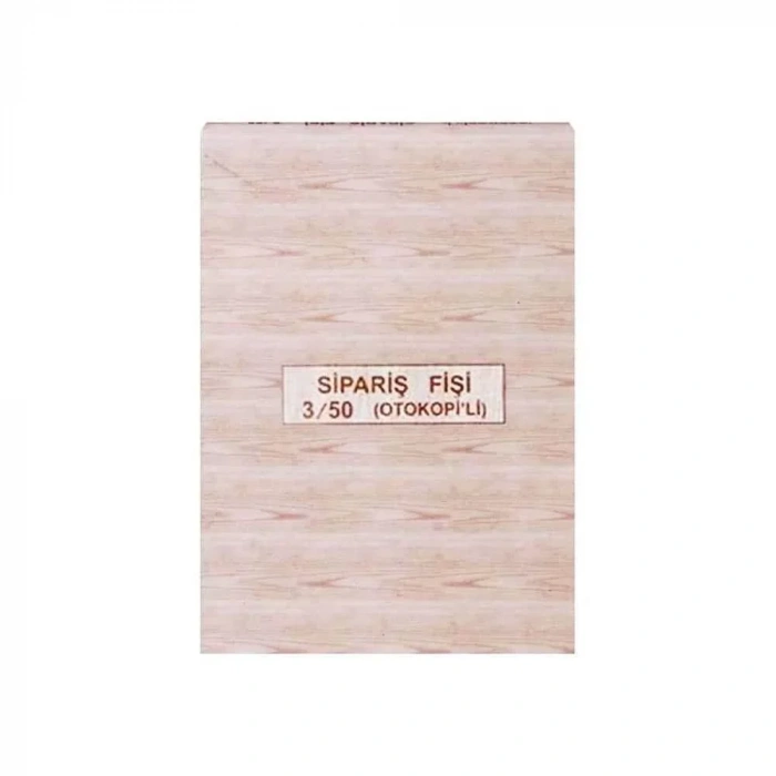 Dilman Otokopili Sipariş Fişi 3-50 2 Nüsha