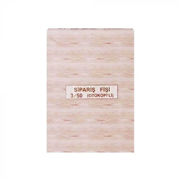 Dilman Otokopili Sipariş Fişi 3-50 2 Nüsha