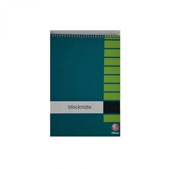 DİLMAN SPİRALLİ BLOKNOT NO:2 KARELİ