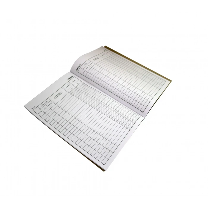 Dilman Vezne Defteri Karton Kapak