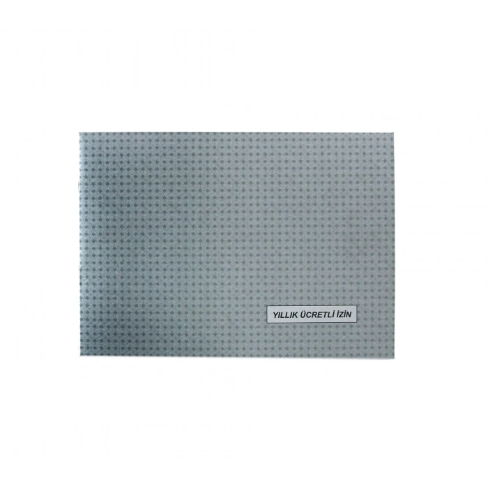 Dilman Yıllık Ücretli İzin Defteri Karton Kapak 20 Yp.