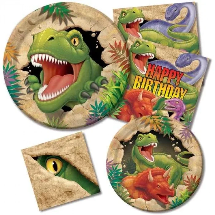 Dinozor Land Standart Parti Paketi 16 Kişilik