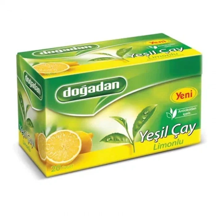 Doğadan Yeşil Çay Limonlu (20 Li Paket)