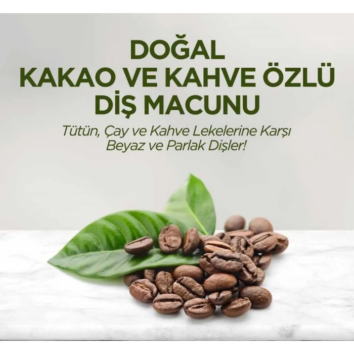 Doğal Kakao Ve Kahve Özlü Diş Macunu 90 Ml