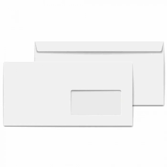 Doğan Zarf Diplomat 105x240 mm 110 gr Silik Pencereli 1 Hamur