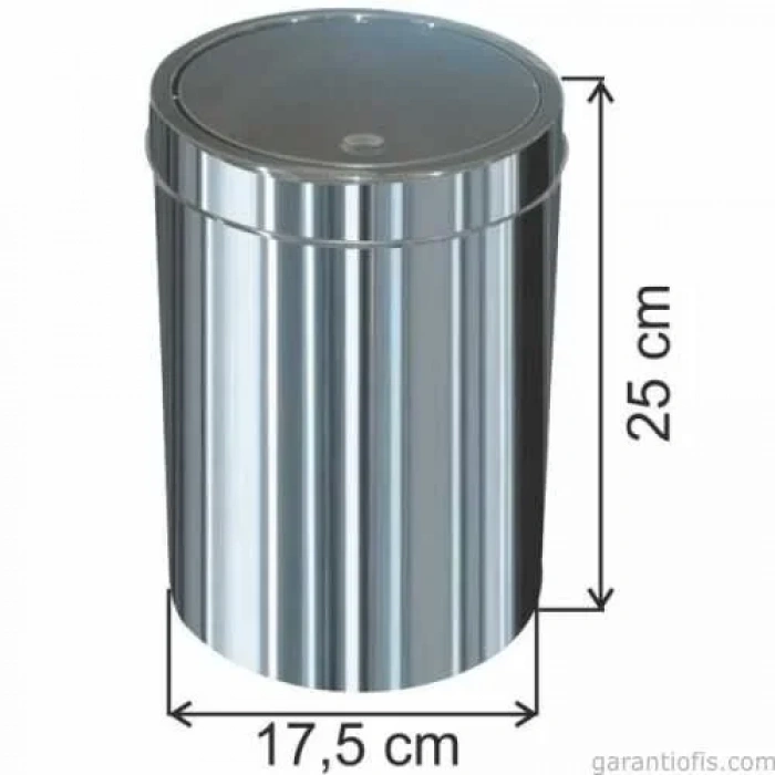 Dokunmatik 1320 Model Çöp Kovası (5 Litre-itme Kapaklı)