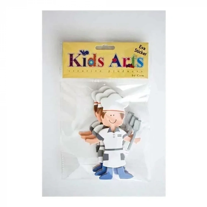 Dolphin Kids Arts Eva Sticker Aşçı St-105441