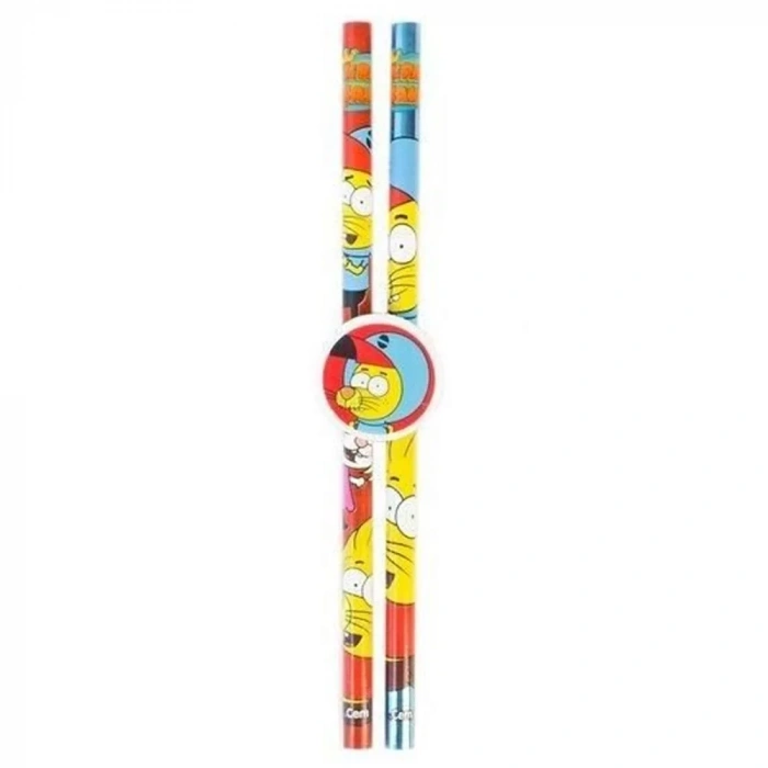 Dolphin Kral Şakir Kurşun Kalem Seti 2 Kalem+Silgi KS-5968