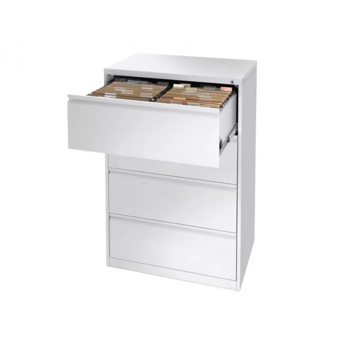 Dört Geniş Çekmeceli Metal Kartoteks Askılı Dosya Dolabı 84*62*133h