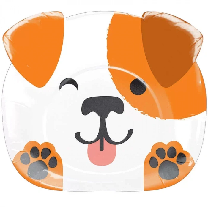 Dost Patiler Şekilli Tabak 8 Adet