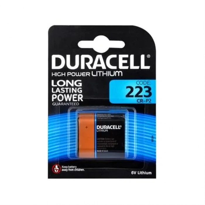 Duracell DL223, CRP2 6V Lithium Pil 1Li (İ)