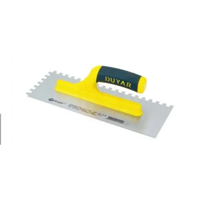 Duyar Sıva Malası Lastik Sap 30 Cm 10x10 Diş - Duyar130