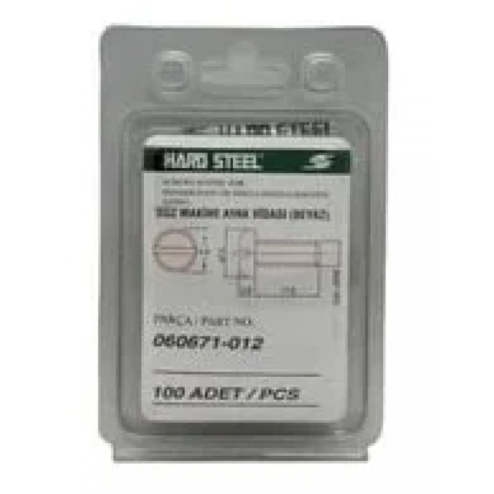 Düz Makine Ayak Vidası Beyaz / 060671-012 100ADET