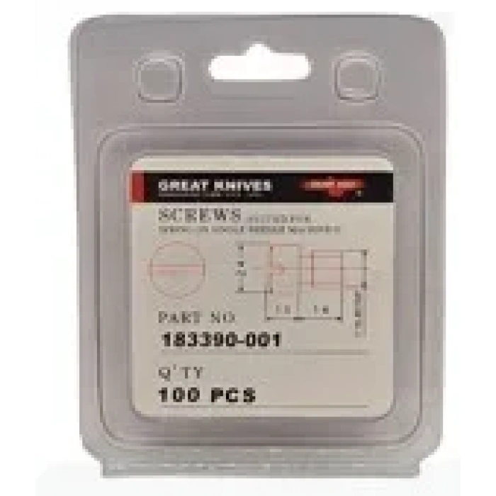 Düz Makine Büyük Mekik Vidası / 183389-001 100ADET