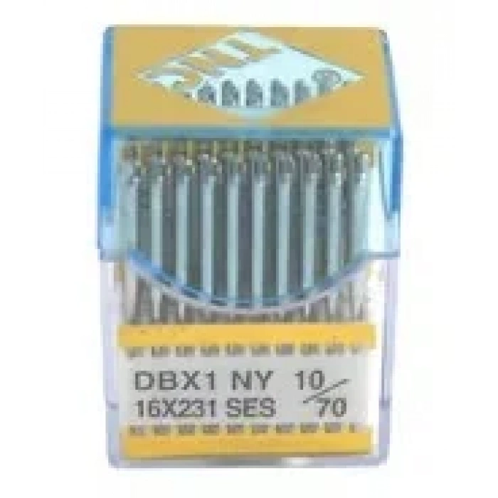 Düz Makine İnce Dip Yanmaz Dikiş İğnesi / DBX1 SES PVD 10/70 100ADET