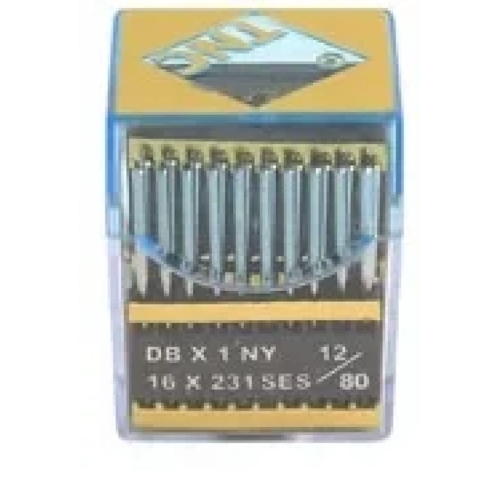 Düz Makine İnce Dip Yanmaz Dikiş İğnesi / DBX1 SES PVD 12/80 100ADET