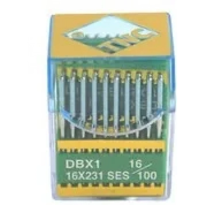 Düz Makine İnce Dip Yanmaz Dikiş İğnesi / DBX1 SES PVD 16/100 100ADET