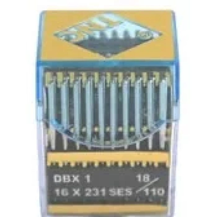 Düz Makine İnce Dip Yanmaz Dikiş İğnesi / DBX1 SES PVD 18/110 100ADET
