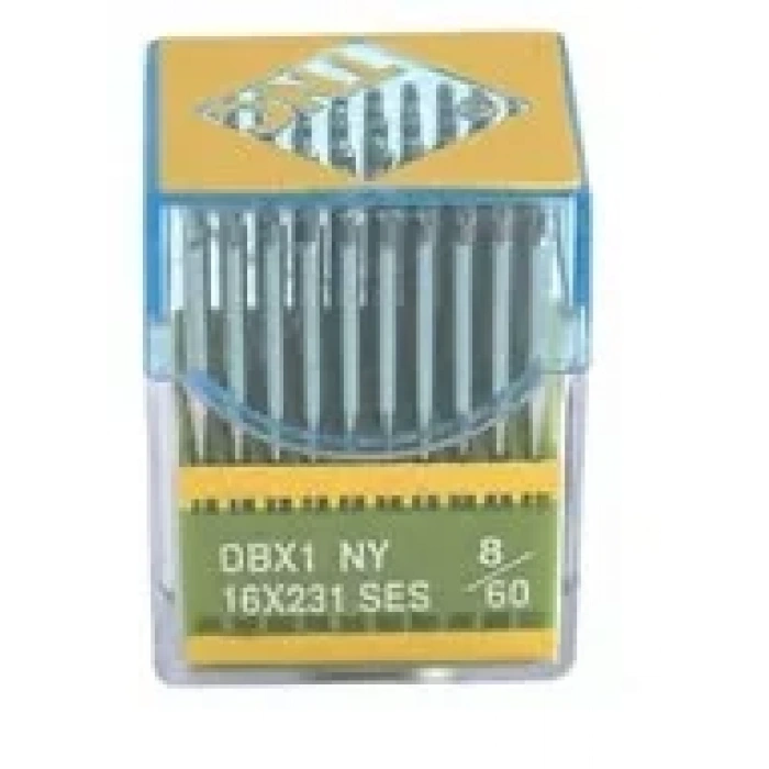 Düz Makine İnce Dip Yanmaz Dikiş İğnesi / DBX1 SES PVD 8/60 100ADET