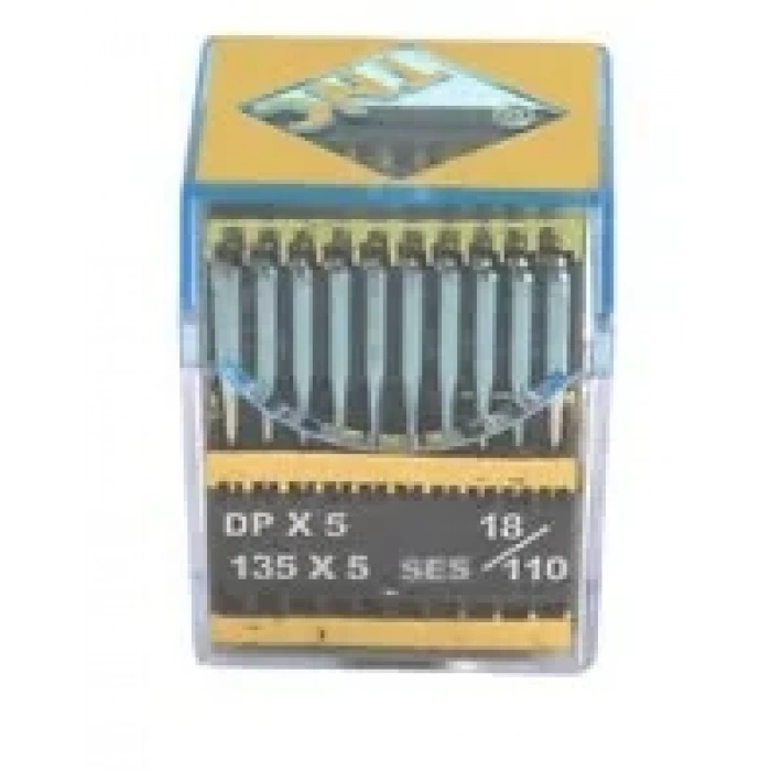 Düz Makine Kalın Dip Yanmaz Dikiş İğnesi / DPX5 SES PVD 18/110 100ADET