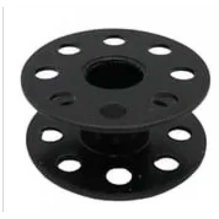 Düz Makine Metal Siyah Tırnaksız Masura / 270010