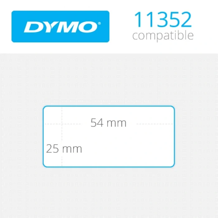 DYMO 11352 LW Adres Etiketi 25x54mm 1inç x 2-1/8inç 500 lü Paket