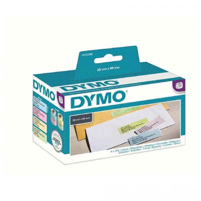 DYMO 89x28mm LW Karışık Renkli Adres Etiketi (99011)