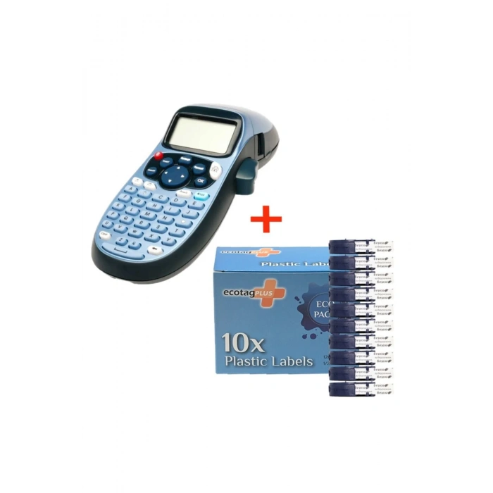 Dymo Letratag Etiket Yazıcısı Ve Ecotag Kağıt Şerit Etiket Beyaz 10 Lu