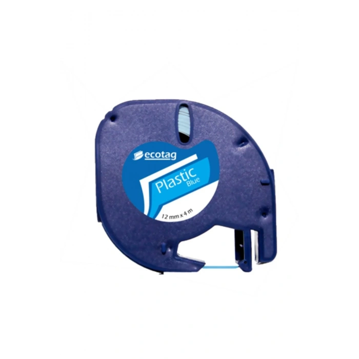 Dymo Letratag Muadili Mavi Thermal Plastik Şerit Etiket 10lu