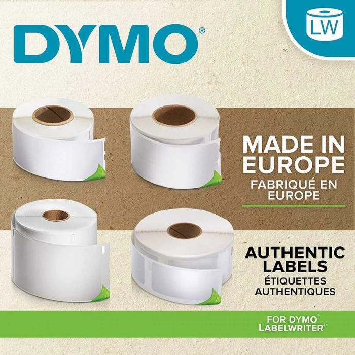 DYMO LW S0929100 Yapışkansız İsim Kart Etiketi 51x89mm / 300 lü Paket  2inç x 3-1/2inç