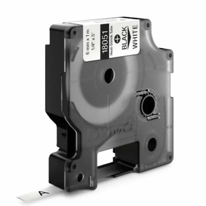 Dymo Rhinopro 18051 Beyaz/siyah Isıyla Küçülen Şerit 6 Mm X 1,5 Mt