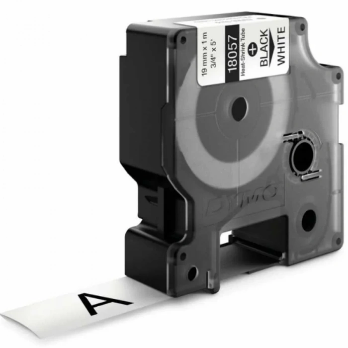 Dymo Rhinopro 18057 Beyaz/siyah Isıyla Küçülen Şerit 19 Mm X 1,5 Mt