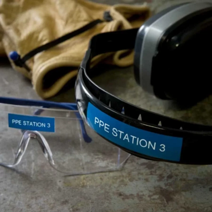 Dymo Rhinopro 18432 Sarı/siyah Renkli Vinil Şerit 12 Mm X 5,5 Mt