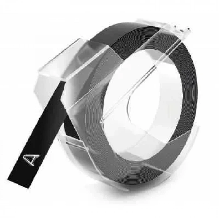 Dymo Siyah 3d Plastik Kabartma Yedek Şerit (9mm X 3mt)