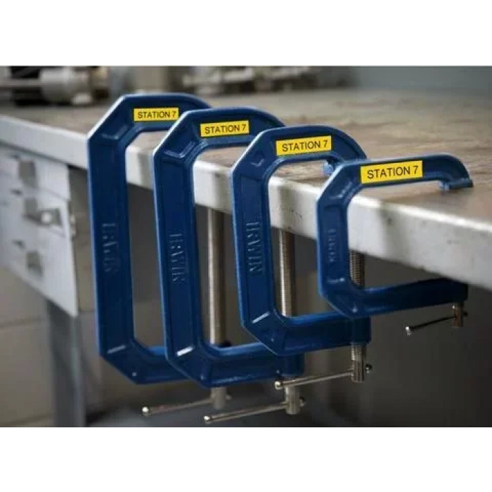 DYMO XTL 1868771 Çok Amaçlı Vinil Etiket 12mm x 7m Sarı - Siyah