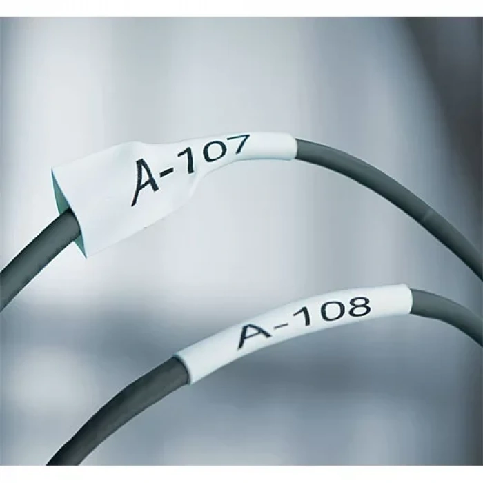 DYMO XTL 1868811 Isıyla Küçülen Etiket 24 mm x 2,7 m Beyaz - Siyah