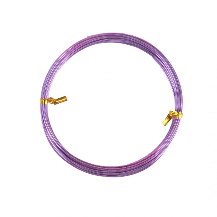 Dytac Alüminyum Tel Yuvarlak 1mm x 4m Lila
