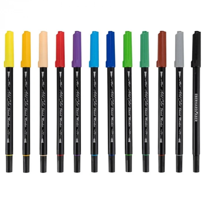 Eberhard Faber Artist Color Sketch Marker Seti 12li