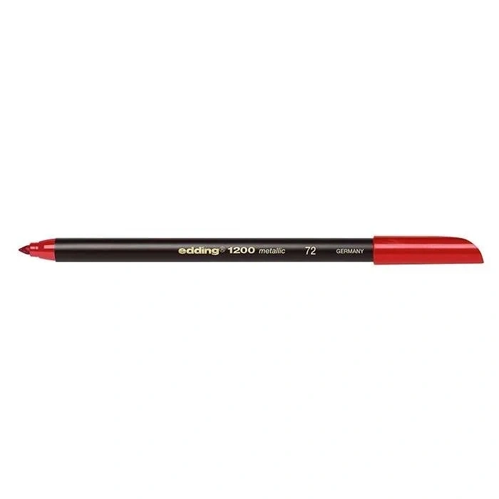 Edding 1200 Keçeli Kalem Metalik Kırmızı
