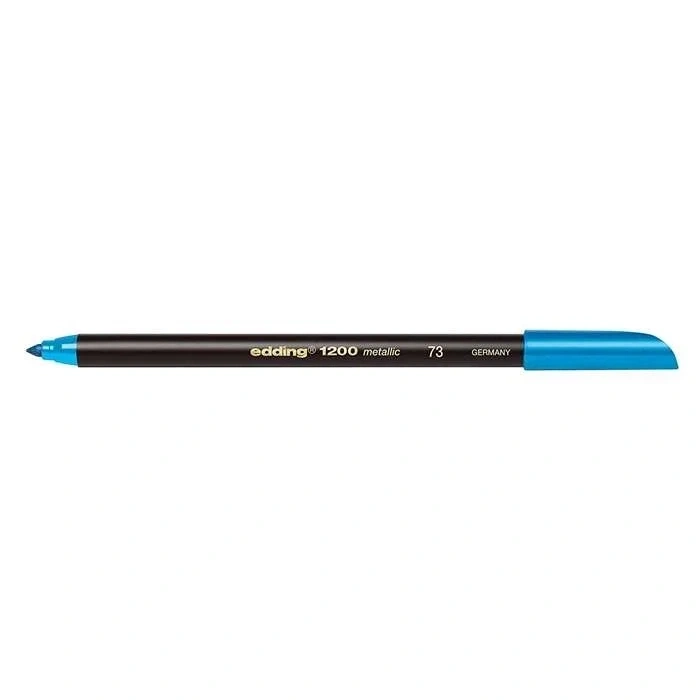 Edding 1200 Keçeli Kalem Metalik Mavi